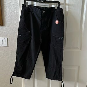 White sierra ladies large crop pants